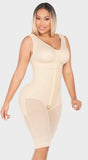 F00470 - HOURGLASS TYPE KNEE-LENGTH FAJA WITH BRA M&D Cuerpo de Guitarra