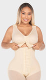 F00470 - HOURGLASS TYPE KNEE-LENGTH FAJA WITH BRA M&D Cuerpo de Guitarra